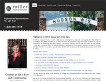 Tablet Screenshot of millerlegalservices.com